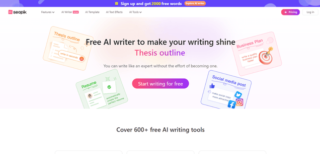 Seapik AI Writer