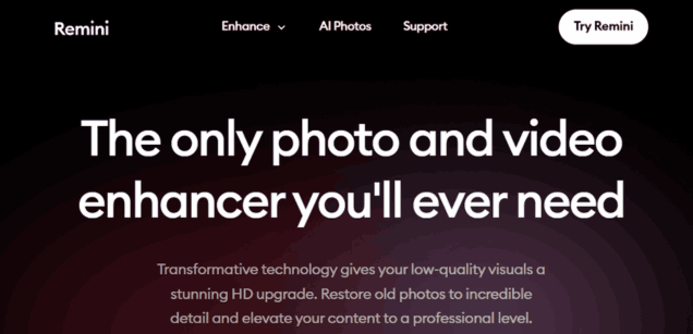 Remini - AI Photo Enhancer