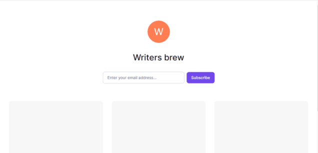 Writers Brew