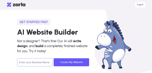 Zarla AI Website Builder