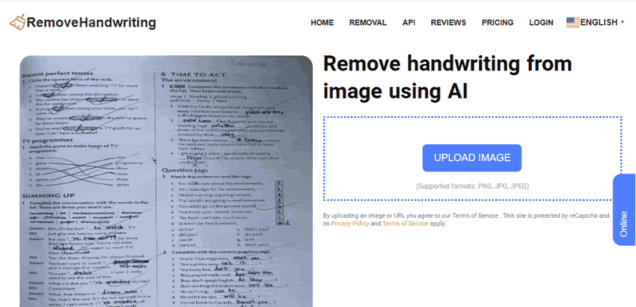 RemoveHandwriting