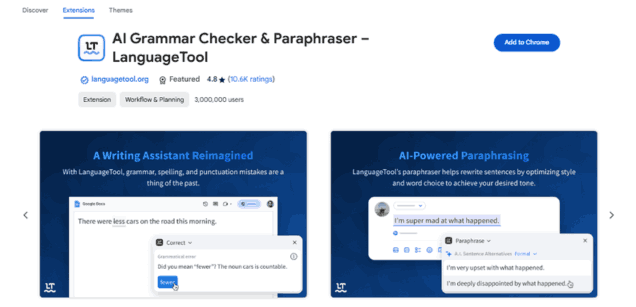 LanguageTool - Chrome Extension