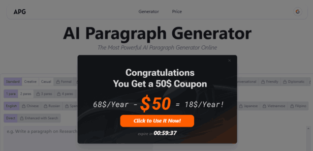 AI Paragraph Generator